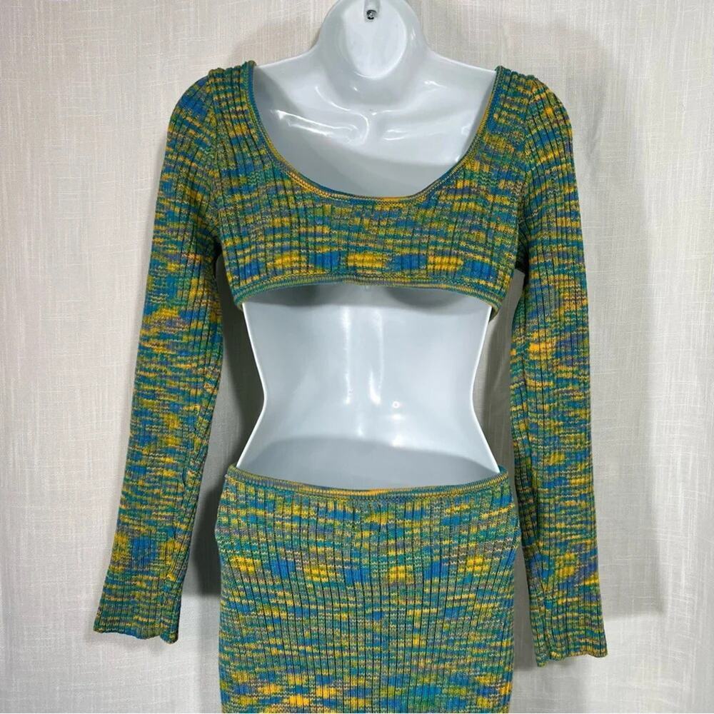 Princess Polly Lucia Cutout Ring Front Knit Bodycon Mini Dress NWT Size 10 - Picture 9 of 11